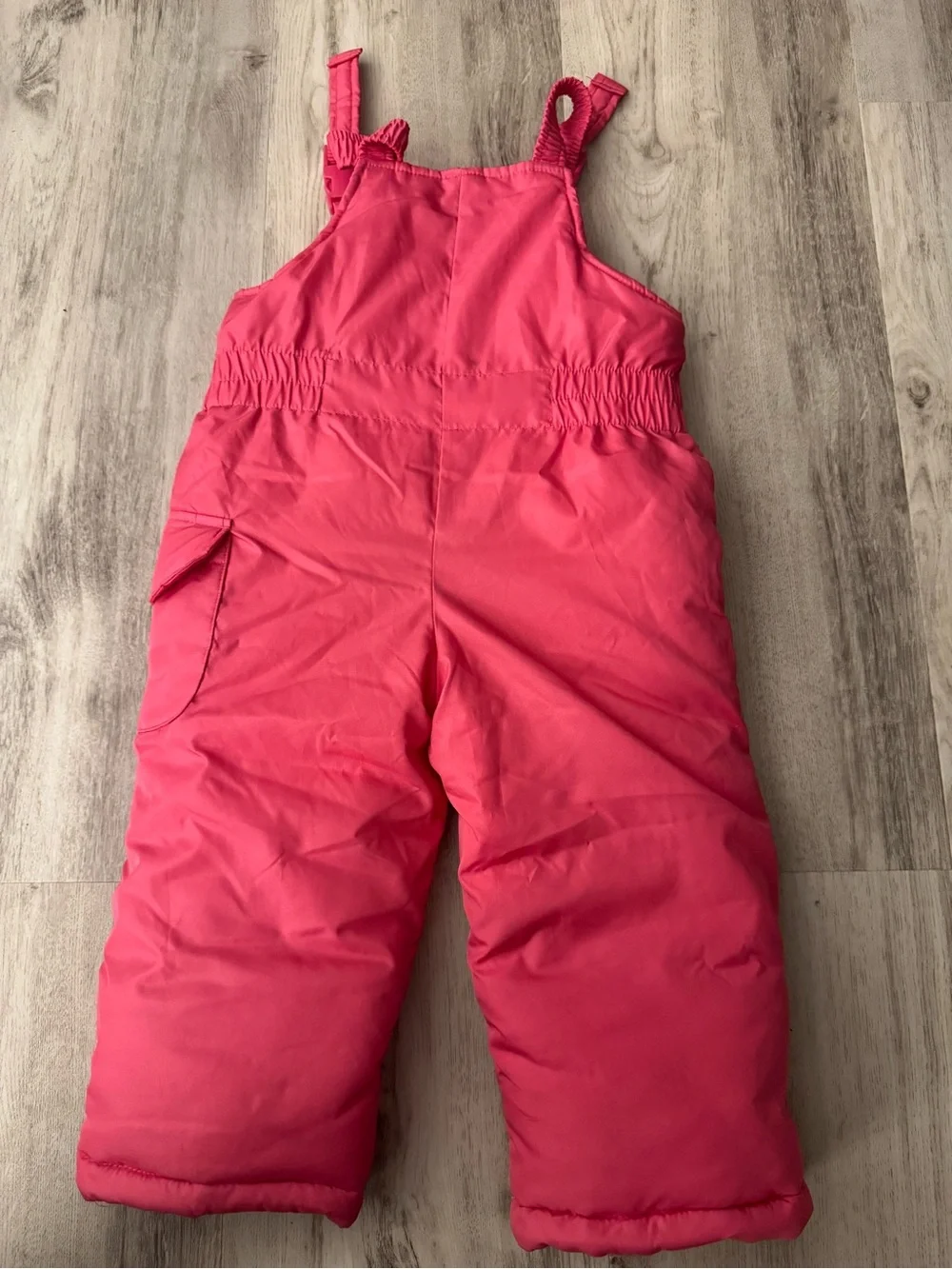 Carter’s Children's Insulated Pink Snow Ski Overalls Front Zip - Size 2T